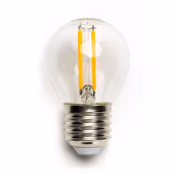 La lampadina a Led a Filamento con attacco E27, comunemente detto "attacco grande", con forma G45 a sfera 6W, corrispondente ...