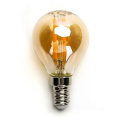 Lampadina Led Vintage a Filamento E14 G45 a sfera 4W Bianco caldo 2200K Aigostar