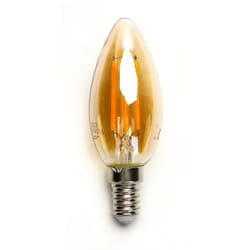 Lampadina Led Vintage a Filamento E14 C35 a candela 4W Bianco caldo 2200K Aigostar
