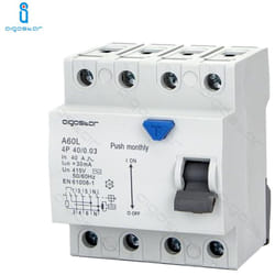 Aigostar - interruttore differenziale salvavita ac 4P 40A 30mA 415V protezione da dispersione verso terra