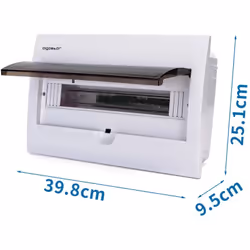 centralino quadro elettrico da incasso din scatola interruttori moduli 18 resistenza alla fiamma pari a 850° c temperatura ma ...