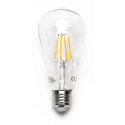 Lampadina Led a Filamento E27 ST64 4W Bianco caldo 2700K Aigostar