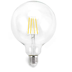 Lampadina Led a Filamento E27 G125 a globo 4W Bianco caldo 2700K Aigostar