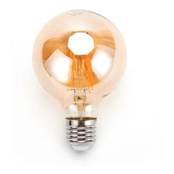 Lampadina Led Vintage a Filamento E27 G80 a globo 4W Bianco caldo 2200K Aigostar
