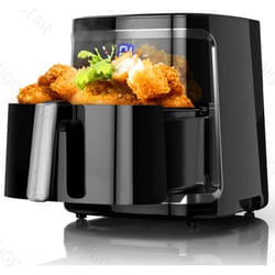 Aigostar 8433325205089 friggitrice Singolo 7 L Indipendente 1900 W Friggitrice ad aria calda Nero