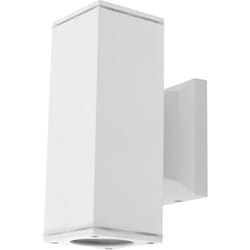 Aigostar - applique doppio fascio luminoso in metallo 230v bianco GU10 IP65 2 luci