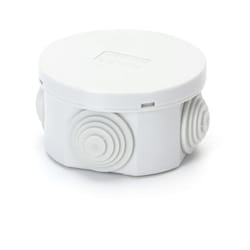 Scatola di derivazione stagna IP44 da superficie Tonda 65x30mm 4 passacavi Aigostar