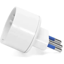 Adattatore riduttore schuko spina 10A bianco