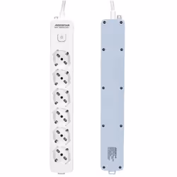 multipresa ciabatta elettrica bipasso schuko con interruttore 6 prese bipasso 10-16A schuko lunghezza del cavo 1.5 mt potenza ...