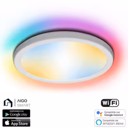 Benvenuti nel futuro dell'illuminazione domestica! La plafoniera led Smart da 19W è l'accessorio perfetto per portare eleganz ...