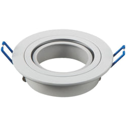 Portafaretto orientabile GU10 / MR16 da incasso 91mm Bianco Rotondo Aigostar