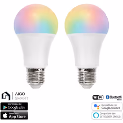 Esplora l'illuminazione intelligente con la Lampadina LED Smart A60. Dotata di tecnologia WiFi e Bluetooth Mesh integrata, qu ...