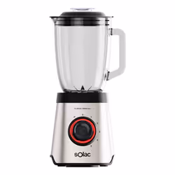 Solac S91204000, Frullatore da tavolo, Funzione PULSE, 200 W, Acciaio inox