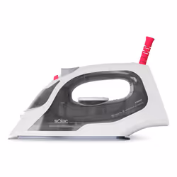 Solac Optima Start 2200, Ferro a vapore, Piastra in Ceramica, 1,8 m, 100 g/min, Grigio, Bianco, 25 g/min