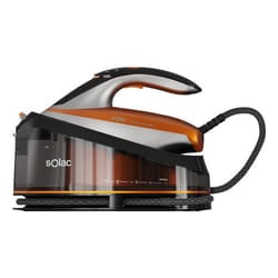 Solac Optima Center 3010 3000 W 1,5 L Piastra in Ceramica Nero, Arancione, Argento