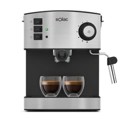 Solac M80 Macchina per caffè espresso semiautomatica 1,6 L 20 bar Acciaio inox