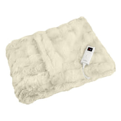 Solac Krakovia+ Coperta elettrica 165 W Beige Tessuto, Tessuto felpato