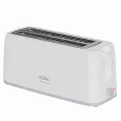 Solac Buon Giorno Double, 4 fetta/e, Bianco, Plastica, Manopola, 1200 W, 220 - 240 V