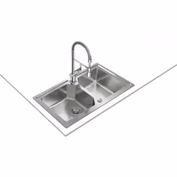 Teka Brooklyn 90 M-XP 2B Lavello montato su piano Rettangolare Acciaio inox - Vista aggiuntiva 7