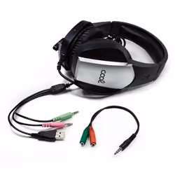 COOL 8434847045801 cuffia e auricolare Cuffie Cablato A Padiglione Gaming Nero, Argento - Vista aggiuntiva 2