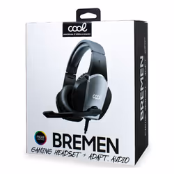 COOL 8434847045801 cuffia e auricolare Cuffie Cablato A Padiglione Gaming Nero, Argento - Vista aggiuntiva 5