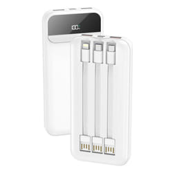 COOL 8434847069630 batteria portatile Polimeri di litio (LiPo) 10000 mAh Bianco