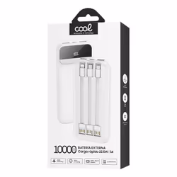 COOL 8434847069630 batteria portatile Polimeri di litio (LiPo) 10000 mAh Bianco - Vista aggiuntiva 4