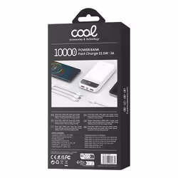 COOL 8434847069630 batteria portatile Polimeri di litio (LiPo) 10000 mAh Bianco - Vista aggiuntiva 5