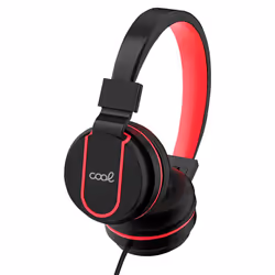 COOL Accesorios 8434847070155 Cuffie Cablato A Padiglione Gaming Nero, Rosso - Vista aggiuntiva 3