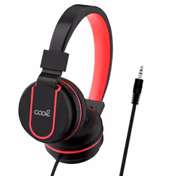 COOL Accesorios 8434847070155 Cuffie Cablato A Padiglione Gaming Nero, Rosso - Vista aggiuntiva 4