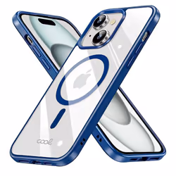 COOL Accesorios COOL custodia per cellulare 15,5 cm (6.1") Cover Blu, Trasparente - Vista aggiuntiva 2