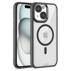 COOL Accesorios COOL custodia per cellulare 15,5 cm (6.1") Cover Nero, Trasparente