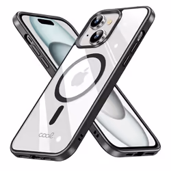 COOL Accesorios COOL custodia per cellulare 15,5 cm (6.1") Cover Nero, Trasparente - Vista aggiuntiva 2