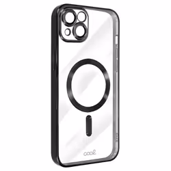 COOL Accesorios COOL custodia per cellulare 17 cm (6.7") Cover Nero, Trasparente - Vista aggiuntiva 2