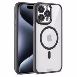 COOL Accesorios COOL, Cover, Apple, iPhone 15 Pro, 15,5 cm (6.1"), Nero, Trasparente