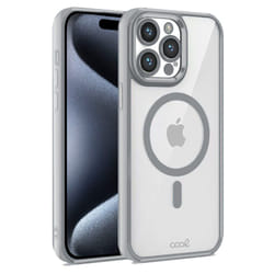 COOL Accesorios COOL custodia per cellulare 15,5 cm (6.1") Cover Argento, Trasparente