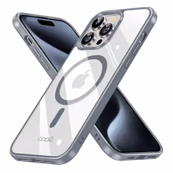 COOL Accesorios COOL custodia per cellulare 15,5 cm (6.1") Cover Argento, Trasparente - Vista aggiuntiva 3
