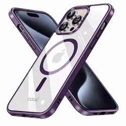 COOL Accesorios COOL custodia per cellulare 15,5 cm (6.1") Cover Trasparente, Viola - Vista aggiuntiva 2