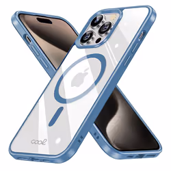 COOL Accesorios COOL custodia per cellulare 17 cm (6.7") Cover Blu, Trasparente - Vista aggiuntiva 2