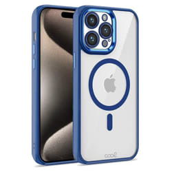 COOL Accesorios COOL custodia per cellulare 17 cm (6.7") Cover Blu, Trasparente