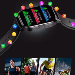 COOL Accesorios COOL Delta 5,11 cm (2.01") AMOLED 39 mm Digitale 240 x 29 Pixel Touch screen Nero - Vista aggiuntiva 8