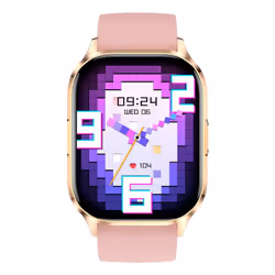 COOL Accesorios Delta Silicona Rosa 5,11 cm (2.01") AMOLED 39 mm Digitale 240 x 296 Pixel Touch screen - Vista aggiuntiva 3