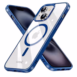 COOL Accesorios COOL custodia per cellulare 15,5 cm (6.1") Cover Blu, Trasparente - Vista aggiuntiva 2