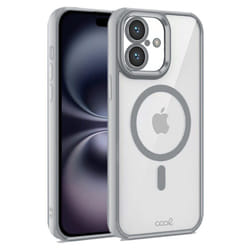 COOL Accesorios COOL custodia per cellulare 15,5 cm (6.1") Cover Argento, Trasparente