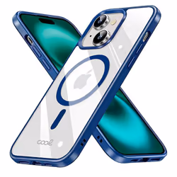 COOL Accesorios COOL custodia per cellulare 17 cm (6.7") Cover Blu, Trasparente - Vista aggiuntiva 2