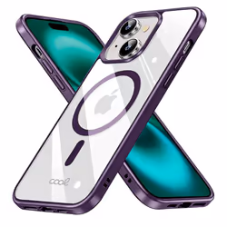 COOL Accesorios COOL custodia per cellulare 17 cm (6.7") Cover Trasparente, Viola - Vista aggiuntiva 2