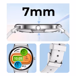 COOL 8434847075808 smartwatch e orologio sportivo 3,63 cm (1.43") AMOLED 41 mm Digitale 466 x 466 Pixel Touch screen Nero - Vista aggiuntiva 5
