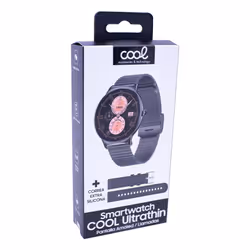 COOL 8434847075808 smartwatch e orologio sportivo 3,63 cm (1.43") AMOLED 41 mm Digitale 466 x 466 Pixel Touch screen Nero - Vista aggiuntiva 7