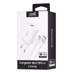 COOL Accesorios 8434847076270 Caricabatterie per dispositivi mobili Telefono cellulare Bianco AC, USB Interno - Vista aggiuntiva 2
