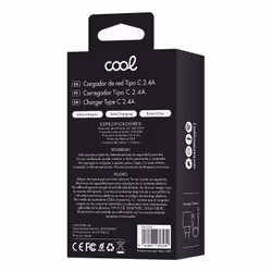 COOL Accesorios 8434847076270 Caricabatterie per dispositivi mobili Telefono cellulare Bianco AC, USB Interno - Vista aggiuntiva 5
